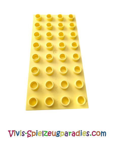 Lego Duplo Platte Basic 4x8 (4672) helles Gelb